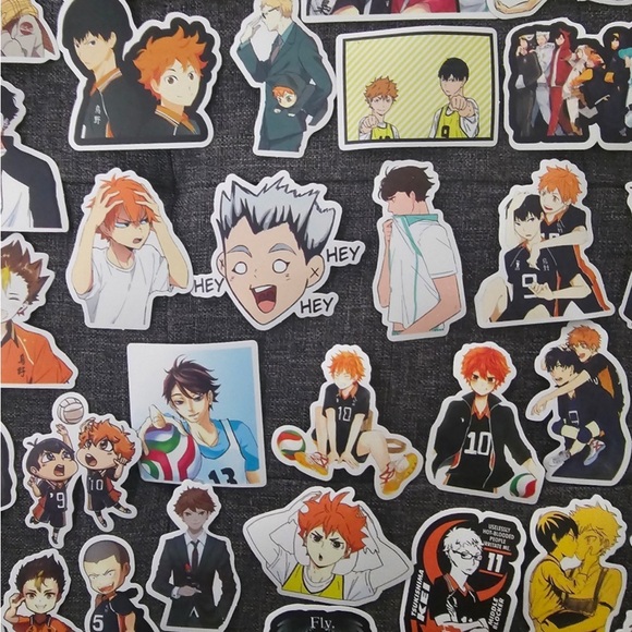 Haikyuu Anime 50 pcs Sticker Set Japanese Anime - Picture 4 of 6